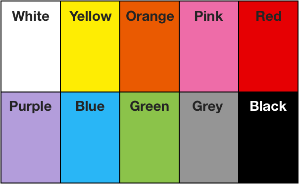 Badge colours