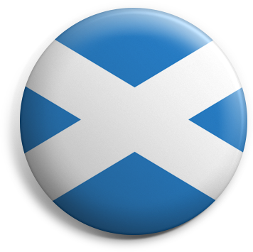Scotland button badge