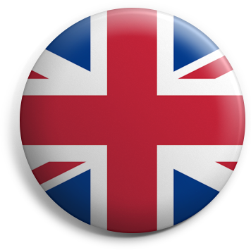 Union Jack button badge