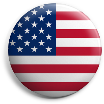 USA button badge